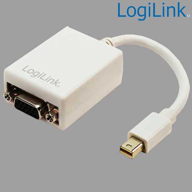 Logilink CV0038 - Cable Adapt Mini DisplayPort 1.1 Macho-VGA Hembra | Marlex Conexion