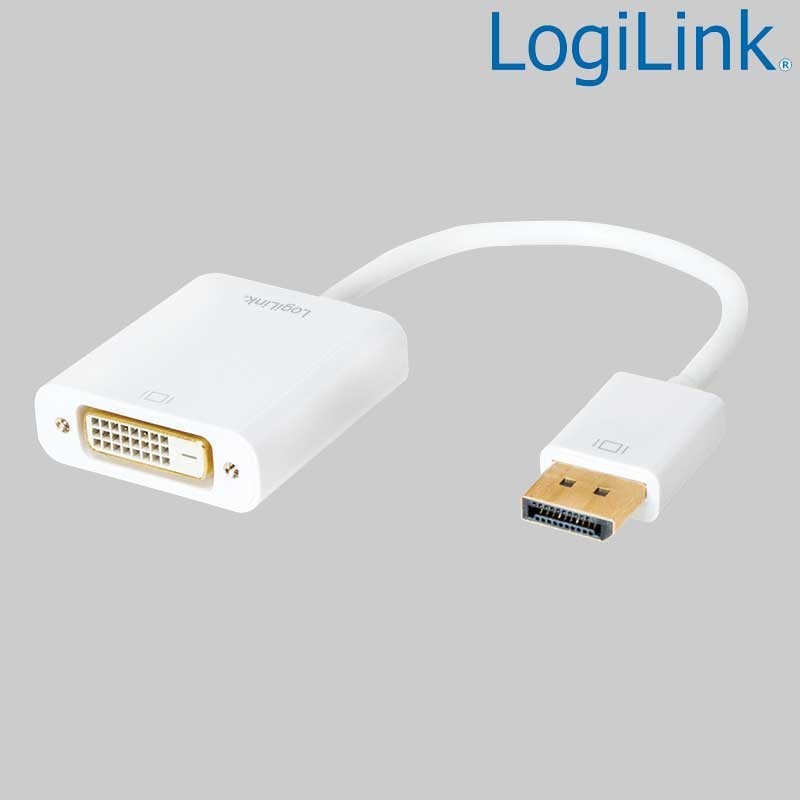 Logilink CV0058B - Cable Conversor DisplayPort 1.2 Macho - DVI (24+1) Hembra | Marlex Conexion