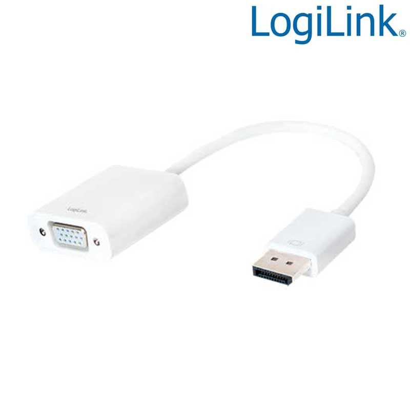 Logilink CV0059B - Cable Conversor DisplayPort 1.2 Macho - VGA Hembra | Marlex Conexion