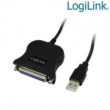 Conversor USB a Paralelo DB25 Hembra Logilink UA0054A