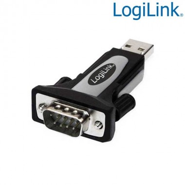 Conversor USB 2.0 a Serie (RS232) compacto Logilink AU0034