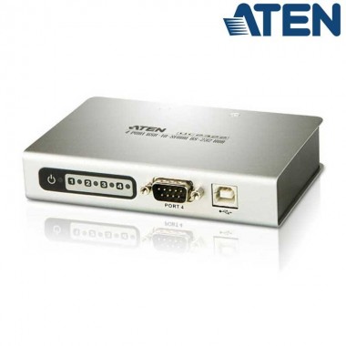 Conversor USB a serie RS-232 de 4 puertos Aten UC2324