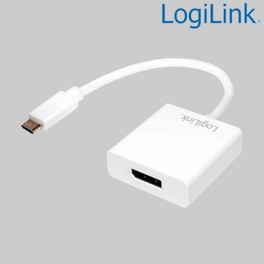 Conversor USB 3.2 (Gen 1) Tipo C a DisplayPort Logilink UA0246A