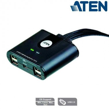 Conmutador USB 2.0 (4 x 4) ATEN US424