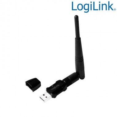 Logilink WL0238 - Adaptador USB 2.0 Wireless 600 Mbit/s con antena | Marlex Conexion