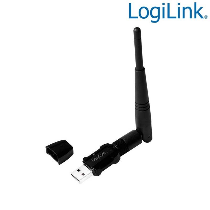 Logilink WL0238 - Adaptador USB 2.0 Wireless 600 Mbit/s con antena | Marlex Conexion