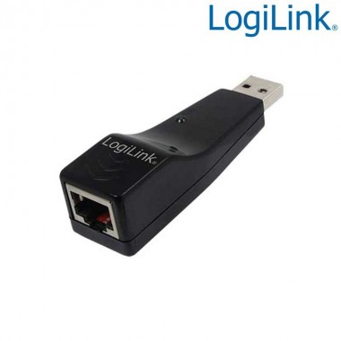 Adaptador USB 2.0 a Fast Ethernet Compacto Logilink UA0025C