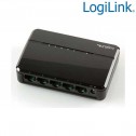 Logilink NS0103 - Mini Switch Ethernet de 5 puertos 10/100 Sobremesa Negro
