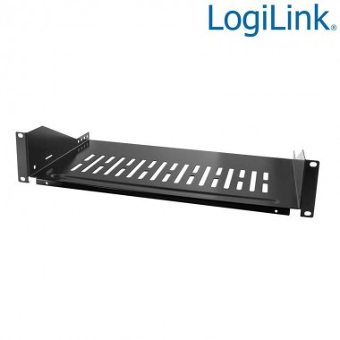 Logilink SF2C35B - Bandeja Colgante 19'' 2U Fondo 250 Negra | Marlex Conexion