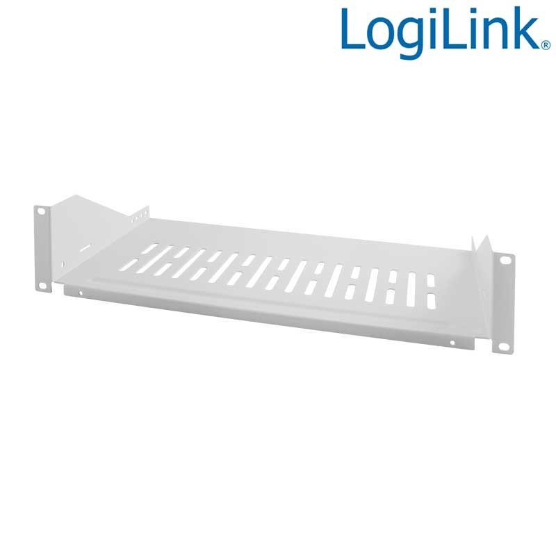 Logilink SF2C35G - Bandeja Colgante 19'' 2U Fondo 250 Gris | Marlex Conexion