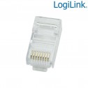 Logilink MP0002 - Conector RJ45 Macho UTP Cat5e (100 pcs) | Marlex Conexion