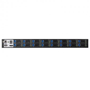 Aten CS19216 - KVM de 16 Puertos USB 3.0 4K DisplayPort con Audio y Hub USB 3.0 para Rack 19'