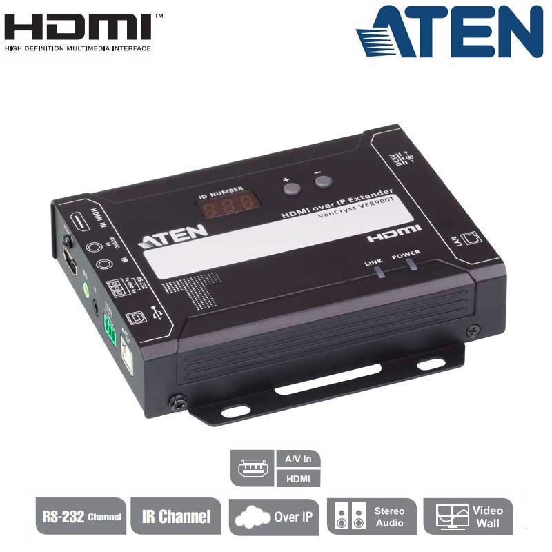 Aten VE8900T - Transmisor HDMI a través de IP | Marlex Conexion