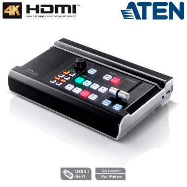 Aten UC9020 - Mezclador AV StreamLIVE™ HD con streaming | Marlex Conexion 