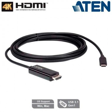 Aten UC3238 - Cable Conversor USB-C a HDMI 4K