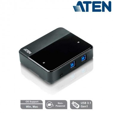 Conmutador USB 3.0 (2 x 4) Aten US234
