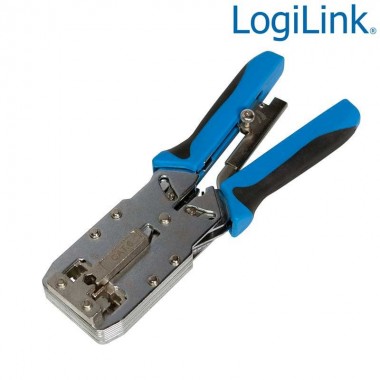 Logilink WZ0035 - Crimpadora Profesional RJ11, RJ12, RJ45 | Marlex Conexion