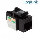 Logilink KJ08C6U - Conector Hembra RJ45 UTP Cat6 Keystone 90º , Punch Down | Marlex Conexion