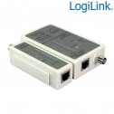 Logilink WZ0011 - Tester para RJ11/RJ12/RJ45 & BNC, unidad remota | Marlex Conexion
