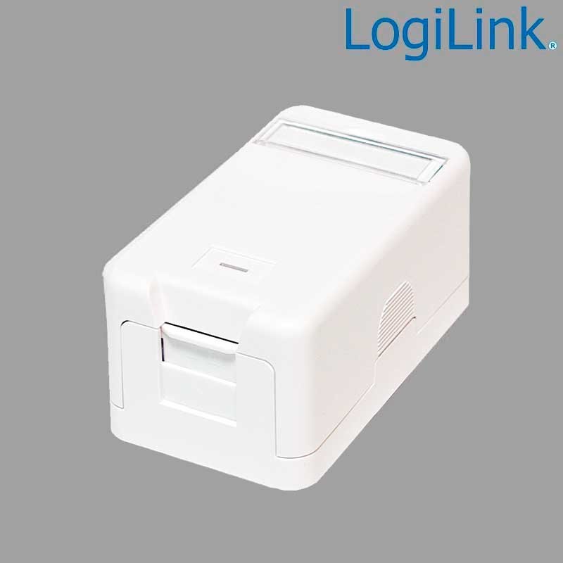 Logilink NK4022Caja Superficie para 1 conector tipo Keystone | Marlex Conexion