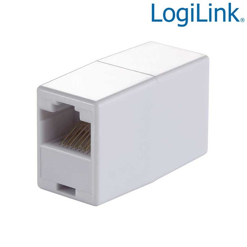 Logilink MP0031 - Adaptador RJ45 H-H 8/8 1:1 | Marlex Conexion