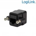 Logilink NP0098 - Acoplador RJ45 Cat.5e Hembra - Hembra con tornillos