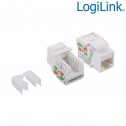 Logilink NK4006 - Conector Hembra RJ45 UTP Cat.5e Keystone 90º | Marlex Conexion