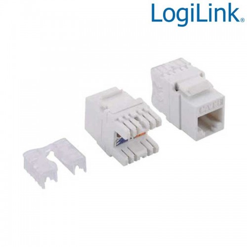 Logilink NK4005 - Conector Hembra RJ45 UTP Cat.6 Keystone 180º | Marlex Conexion