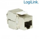 Logilink NK4001 - Conector Hembra RJ45 STP Cat.6A Keystone 180º | Marlex Conexion