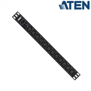 Aten PE0112SG - PDU Basica 1U de 12 Tomas C13, con proteccion sobretension,10A