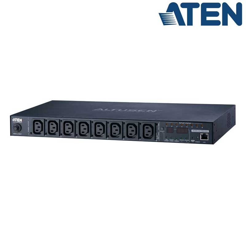 Aten PE6108G - PDU eco 1U de 8 Tomas C13, 10A | Marlex Conexion