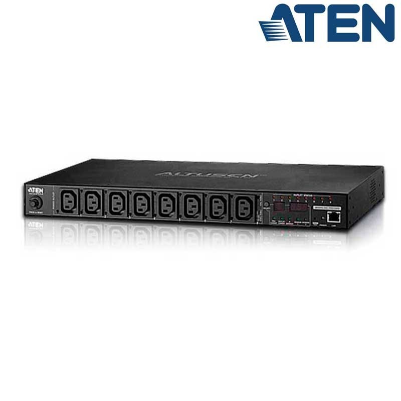 Aten PE8102G - PDU eco 1U de 8 Tomas C13, 10A | Marlex Conexion