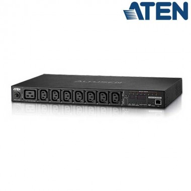 Aten PE8208G - PDU eco 1U de 7 Tomas C13 y 1 C19, 16A | Marlex Conexion