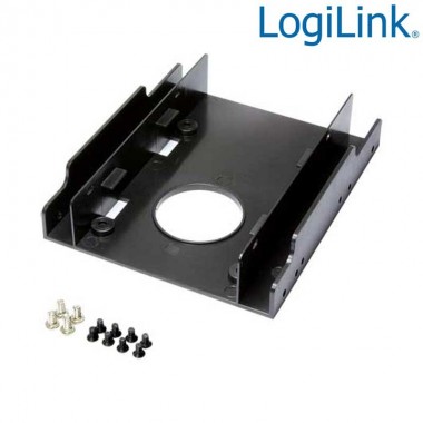 Logilink AD0010 - Soporte para 2 HDD/SSD de 2,5'' en Bahia de 3,5'' | Marlex Conexion