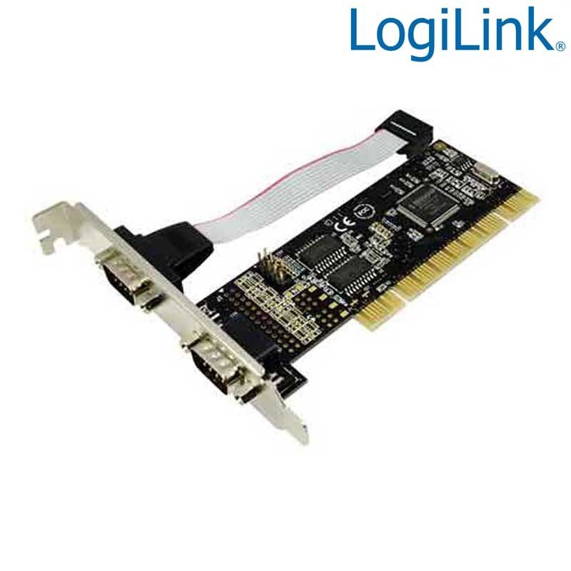 Logilink PC0016 - Tarjeta PCI de 2 Puertos RS-232 | Marlex Conexion