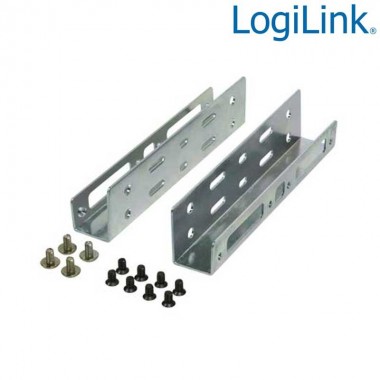 Logilink AD0009 - Soporte para 2 HDD/SSD de 2,5'' en Bahia de 3,5'' | Marlex Conexion