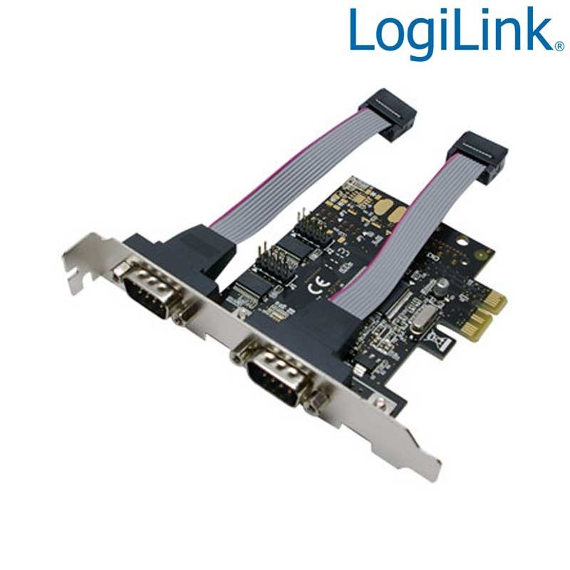 Logilink PC0031 - Tarjeta PCI Express de 2 Puertos RS-232 | Marlex Conexion