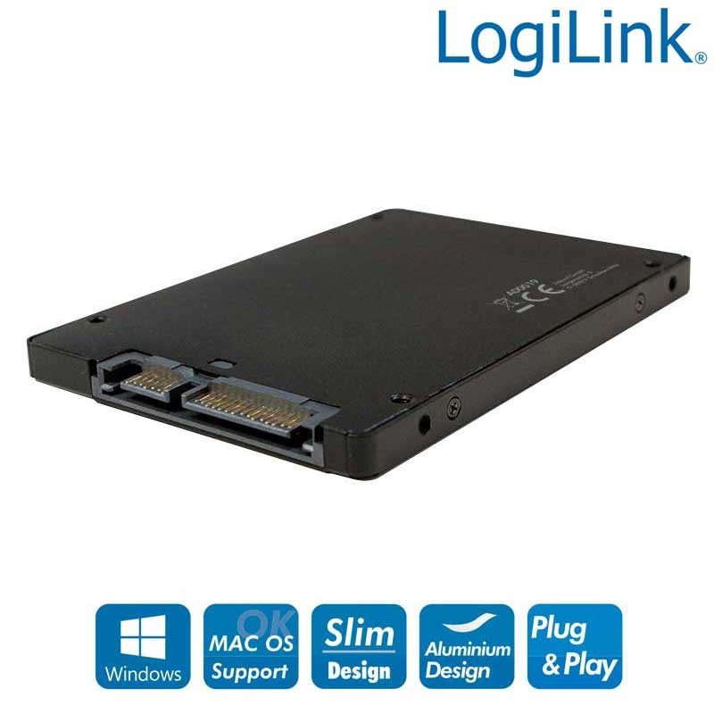 Logilink AD0019 - Conversor adaptador M.2 SSD NGFF Sata III a Sata SSD de 2.5''