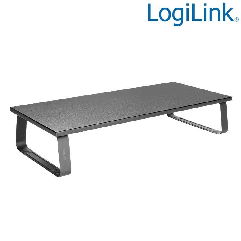 Logilink BP0065 - Elevador de monitor de mesa, 60cm Largo, 12cm Alto