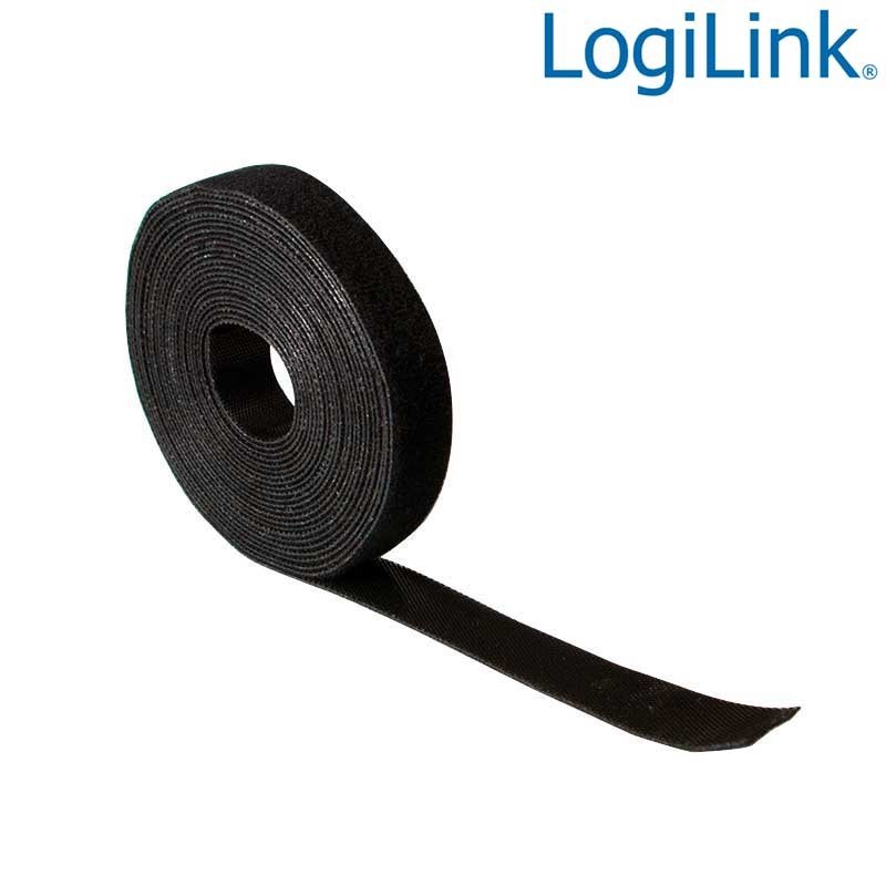 Aten KAB0055 - Cinta de Velcro Negro (10m )