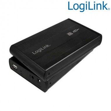 Logilink UA0082 - Caja Externa 3,5"Aluminio. Hdd Sata - USB 2.0, Negra