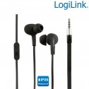 Logilink HS0042 - Auriculares in-ear Resistentes al Agua(IPX6) Negro | Marlex Conexion