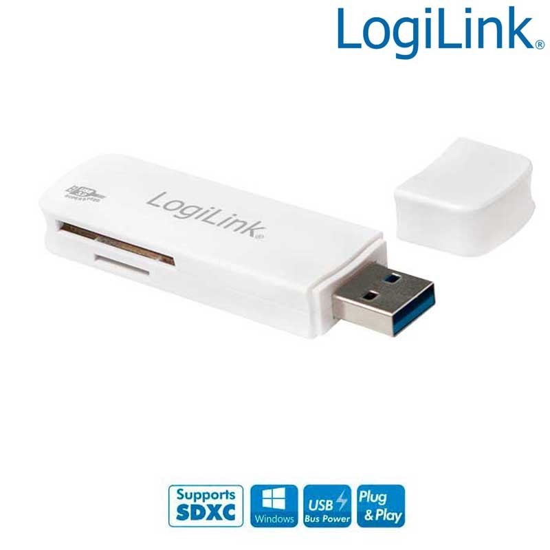 Logilink CR0034A - Lector de Tarjetas USB 3.0 Mini | Marlex Conexion