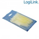 Logilink KAB0003 - Bridas Blancas 200mm x 2,5mm, 100 unidades | Marlex Conexion