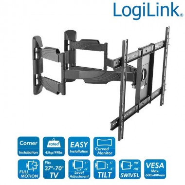 Logilink BP0047 - Soporte TV para esquina de Pared 