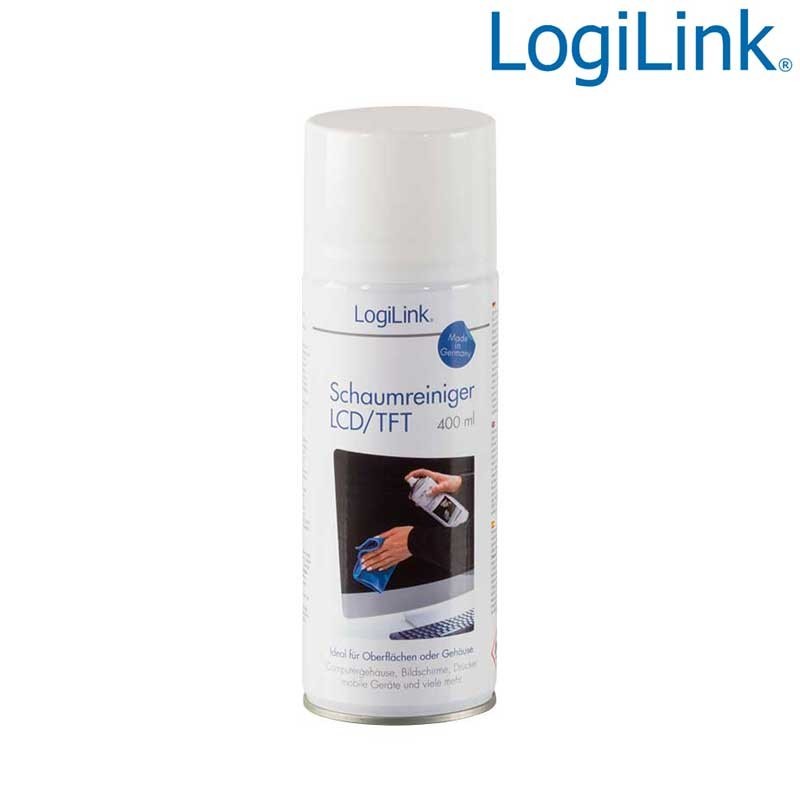 Logilink RP0012 - Espuma limpiadora para pantalla TFT / LCD, 400 ml