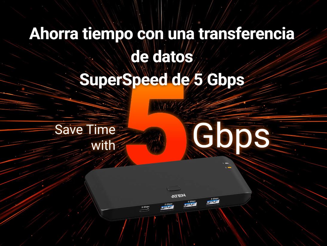 ATEN-US4324-5 Gbps-MARELX CONEXION