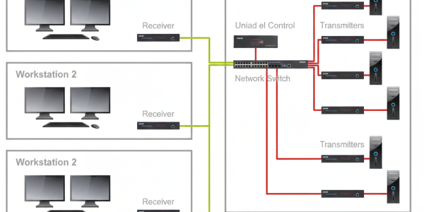 KVM over IP: redundancia, latencia y seguridad en entornos críticos