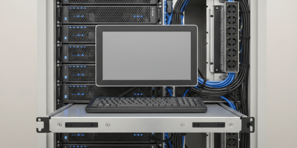 ¿Por qué usar consolas LCD integradas en rack?